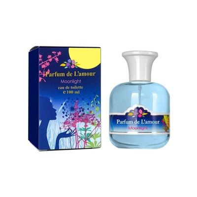 Туалетная вода женская Parfum de L`amour Moonlight, 100 мл