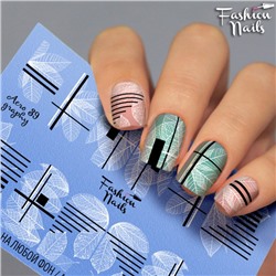 Fashion Nails, Слайдер-дизайн Aerography 39