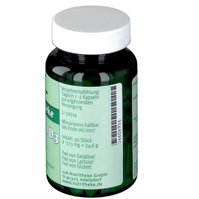 green (грин) line Vitamin D3 90 шт