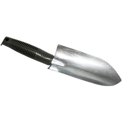 Совок посадочный большой с пластиковой ручкой, оцинкованная сталь, 0,8 мм