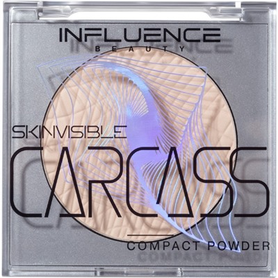 Пудра Influence Beauty Skinvisible carcass, компактная, тон 01, 4.2г