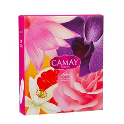 Набор мыла Camay: с ароматом розы,черной орхидеи,грейпфрута,акватичных цветов, 4 шт по 85 г