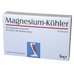 Magnesium (Магнесиум) Kohler Kapseln 1X30 шт