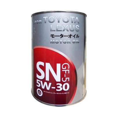 Масло моторное TOYOTA Motor Oil SN 5W-30, 1 л синтетика