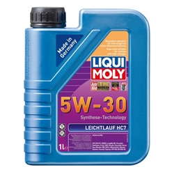 Масло моторное LiquiMoly Leichtlauf HC 7 5W-30 A3/B4, НС-синтетическое, 1 л