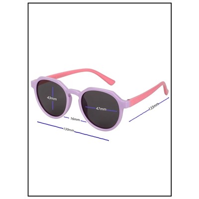Солнцезащитные очки детские Keluona CT11031 C9 Сиреневый-Розовый
