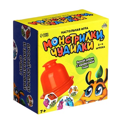 Настольная игра «Монстрилки чудилки», 2-4 игрока, 7+