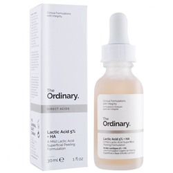 Сыворотка-пилинг для лица The Ordinary Lactic Acid 5% + HA