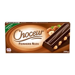 Шоколад Choceur "Темный с лесными орехами" 200 г