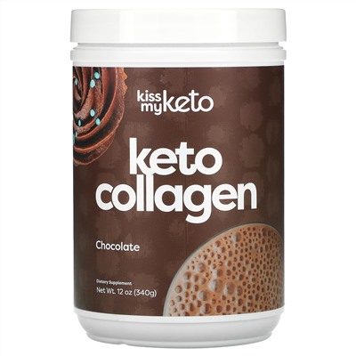 Kiss My Keto, Keto Collagen, шоколад, 12 унций (340 г)