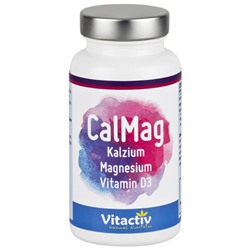Vitactiv (Витактив) Natural Nutrition CalMag - Kalzium + Magnesium + Vitamin D3 90 шт