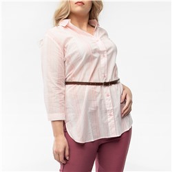 Блуза, текстиль, розовый