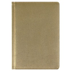 Ежедневник недатированный А5+, 136 листов Sidney Nebraska, твёрдая обложка, искусственная кожа, золотой срез, золото