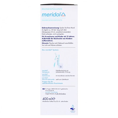 meridol Mundspulung Средство для полоскания полости рта, 400 мл