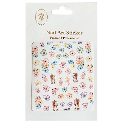 Nail Art Sticker, 2D стикер Z-D4197