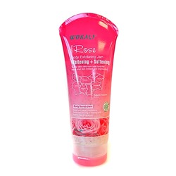 WOKALI, Скраб для тела с экстрактом Болгарской Розы Bulgaria Rose Body Scrub Jam, 200 мл