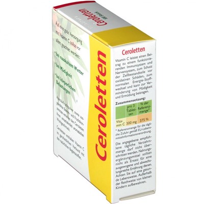 Ceroletten (Церолеттен) Vitamin C Dr. Grandel 100 шт