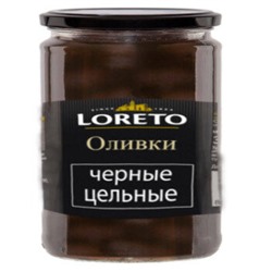 Маслины с косточкой Loreto 340 гр (Испания)