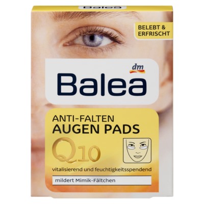 Balea (Балеа) Q10 Гелевые подушечки для глаз, против морщин, 12 шт