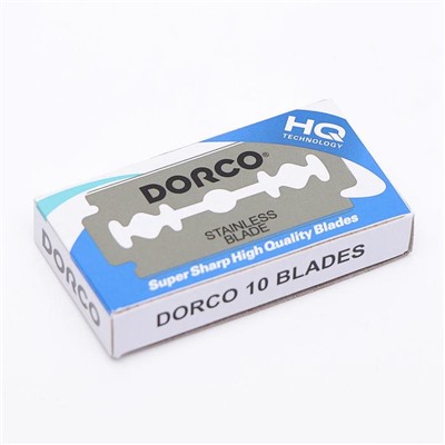 Лезвия Dorco ST300 двусторонние классические, 10 шт.