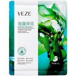 Тонизирующая маска для лица с водорослями модзуку Veze, 25 г