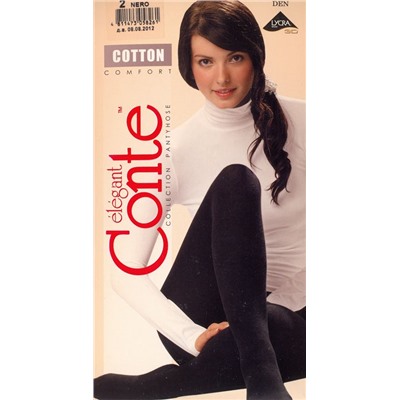 CON-Cotton 250 Колготки CONTE хлопок