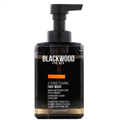 Blackwood For Men, X-Punge, мужская пенка для умывания, 216,35 мл