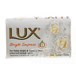 Мыло туалетное Lux (Люкс) Velvet Touch белое Яркое впечатление, Японская камелия, 80 г
