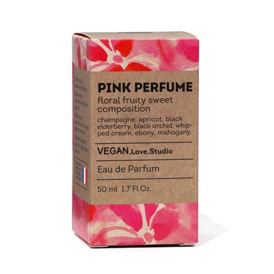 Парфюмерная вода женская Vegan Love Studio Pink Perfume, 50 мл (по мотивам Pink Molecule 090 09 (Zarkoperfume)