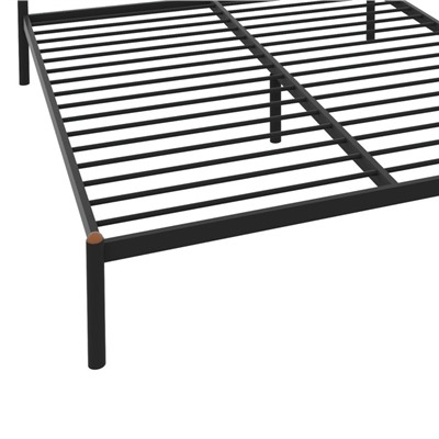Кровать «Ангелина Плюс», 1200×2000 мм, металл, цвет чёрный