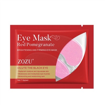 ZOZU, Маски-патчи для кожи вокруг глаз Red Pomegranate Eye Mask, 2 шт