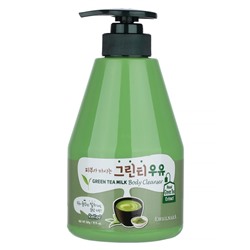 Гель для душа Welcos Kwailnara Green Tea Milk Body Cleanser, 560 г