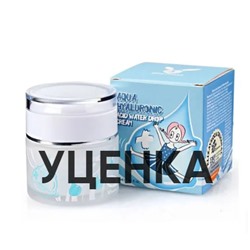 УЦЕНКА, Elizavecca, Увлажняющий крем для лица Aqua Hyaluronic Acid Water Drop Cream, 50мл (МЯТАЯ КОРОБКА)