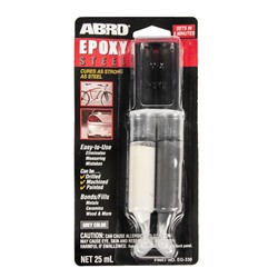 Клей эпоксидный ABRO EG-330, высокопрочный, шприц, 25 мл