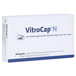 VitroCap N Kapseln Витрокап капсулы для зрения при покраснении и жжении в глазах, 30 шт
