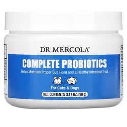 Dr. Mercola, Полноценные пробиотики для кошек и собак, 90 г (3,17 унции)