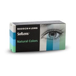 Цветные контактные линзы Soflens Natural Colors Amazon, диопт. -2, в наборе 2 шт.