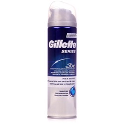 Гель для бритья Gillette Series (Жиллет) для чувствительной кожи, 200 мл