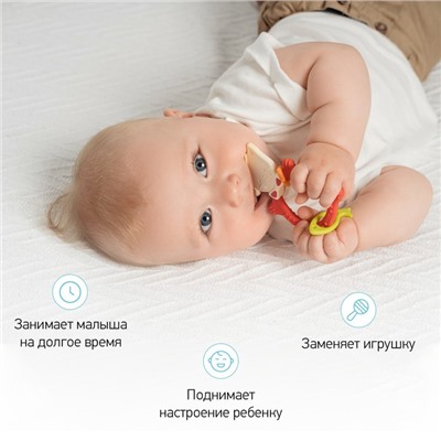 Прорезыватель силиконовый MEOW TEETHER, универальный, цвет МИКС