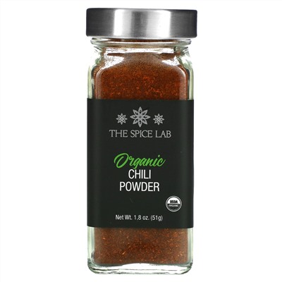 The Spice Lab, Органический порошок чили, 51 г (1,8 унции)