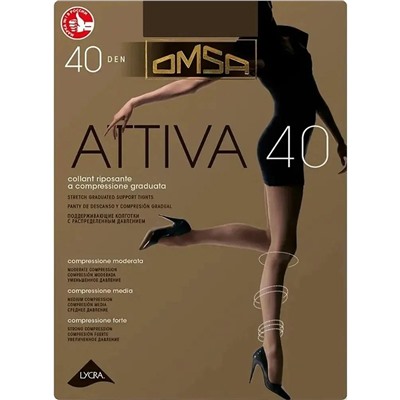 OMS-Attiva 40/8 Колготки OMSA Attiva 40