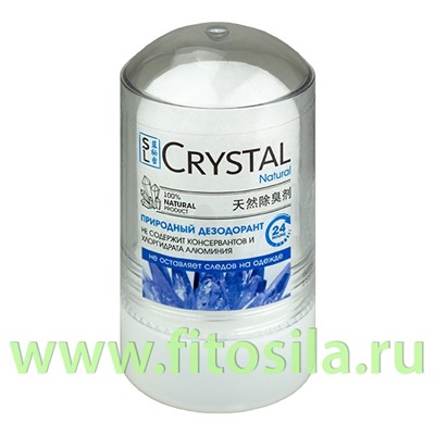 Дезодорант Минеральный для тела 60г CRYSTAL Deodorant Stick SECRETS LAN (Natural)