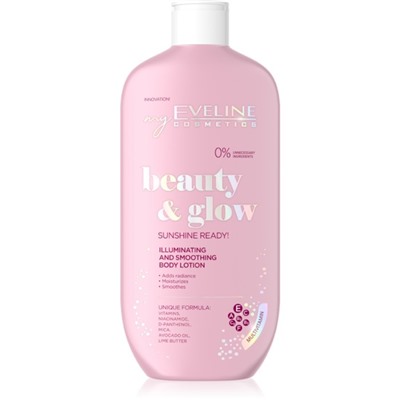 Лосьон для тела Eveline Beauty&Glow, разглаживающий, с эффектом сияния, 350 мл