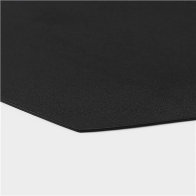 Салфетка кухонная «Тэм», 38×38 см, цвет чёрный, восьмиугольник