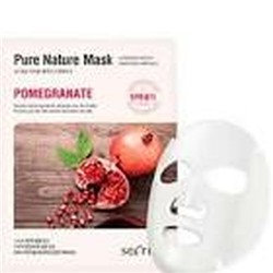 АН Secriss Маска тканевая Secriss Pure Nature Mask Pack- Pomeganate 25мл   С/Г до 02.2025  скидка 30%