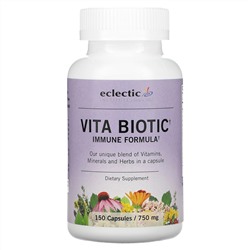 Eclectic Institute, Vita Biotic, 750 мг, 150 капсул