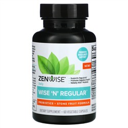 Zenwise Health, Wise 'N' Regular, 60 растительных капсул