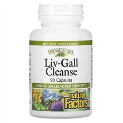 Natural Factors, Liv-Gall Cleanse, 90 капсул