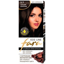 Краска для волос FARA (Фара) Eco Line Green, 3.7 горький шоколад