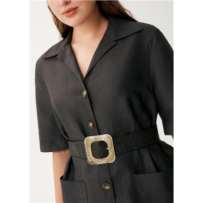 Блуза с карманами текстильная LALIS